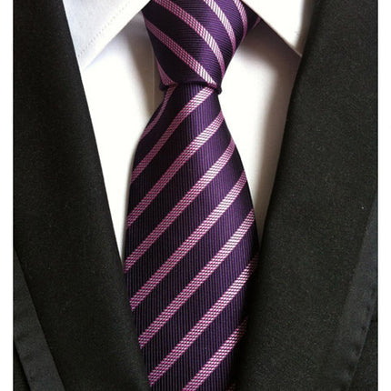 Manufacturers wholesale tie polyester jacquard tie men's casual formal wear professional business tie in stock supply