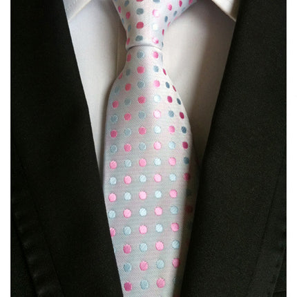 Manufacturers wholesale tie polyester jacquard tie men's casual formal wear professional business tie in stock supply