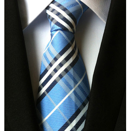 Manufacturers wholesale tie polyester jacquard tie men's casual formal wear professional business tie in stock supply