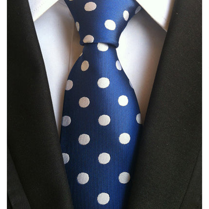 Manufacturers wholesale tie polyester jacquard tie men's casual formal wear professional business tie in stock supply