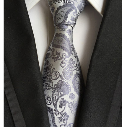 Manufacturers wholesale tie polyester jacquard tie men's casual formal wear professional business tie in stock supply