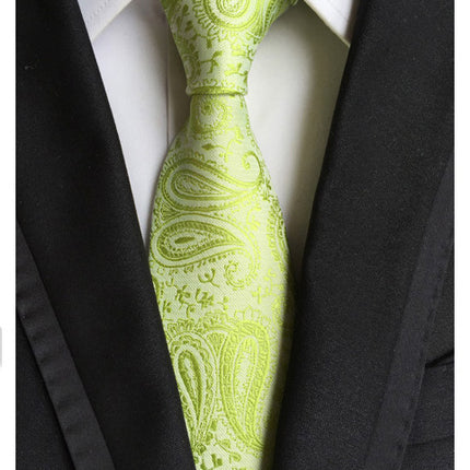 Manufacturers wholesale tie polyester jacquard tie men's casual formal wear professional business tie in stock supply