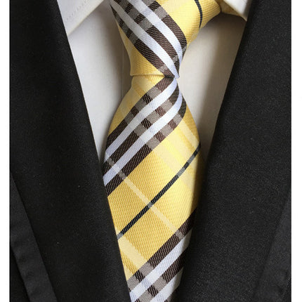 Manufacturers wholesale tie polyester jacquard tie men's casual formal wear professional business tie in stock supply