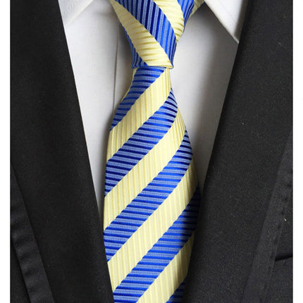 Manufacturers wholesale tie polyester jacquard tie men's casual formal wear professional business tie in stock supply