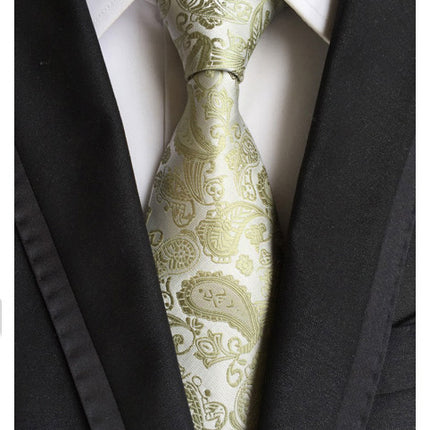 Manufacturers wholesale tie polyester jacquard tie men's casual formal wear professional business tie in stock supply