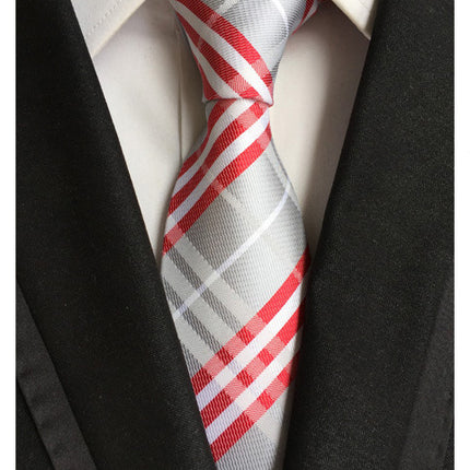 Manufacturers wholesale tie polyester jacquard tie men's casual formal wear professional business tie in stock supply