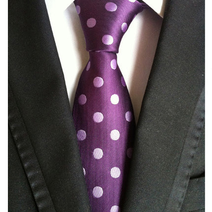 Manufacturers wholesale tie polyester jacquard tie men's casual formal wear professional business tie in stock supply