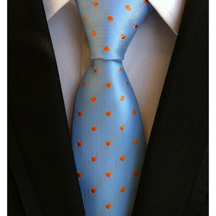 Manufacturers wholesale tie polyester jacquard tie men's casual formal wear professional business tie in stock supply