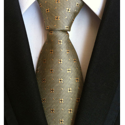 Manufacturers wholesale tie polyester jacquard tie men's casual formal wear professional business tie in stock supply
