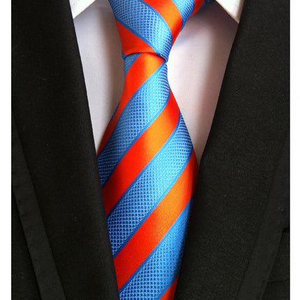 Manufacturers wholesale tie polyester jacquard tie men's casual formal wear professional business tie in stock supply