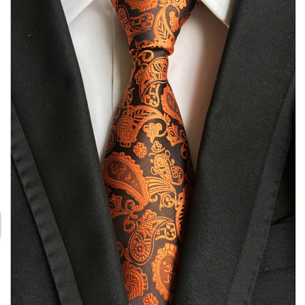 Manufacturers wholesale tie polyester jacquard tie men's casual formal wear professional business tie in stock supply