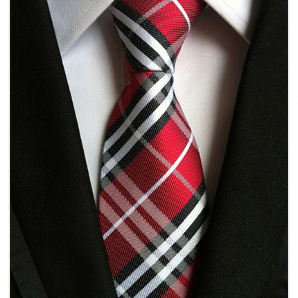 Manufacturers wholesale tie polyester jacquard tie men's casual formal wear professional business tie in stock supply