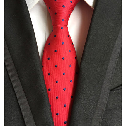Manufacturers wholesale tie polyester jacquard tie men's casual formal wear professional business tie in stock supply