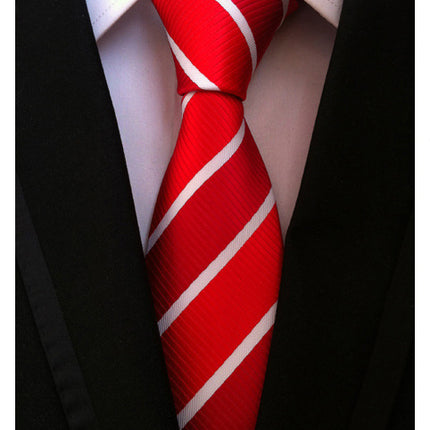 Manufacturers wholesale tie polyester jacquard tie men's casual formal wear professional business tie in stock supply