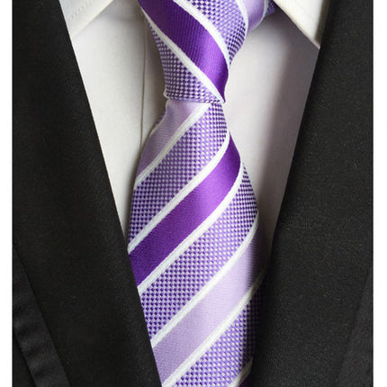 Manufacturers wholesale tie polyester jacquard tie men's casual formal wear professional business tie in stock supply