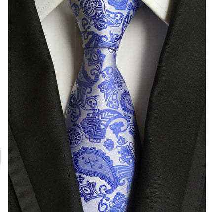 Manufacturers wholesale tie polyester jacquard tie men's casual formal wear professional business tie in stock supply