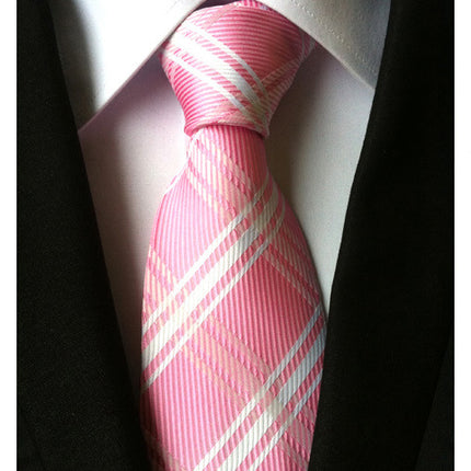 Manufacturers wholesale tie polyester jacquard tie men's casual formal wear professional business tie in stock supply