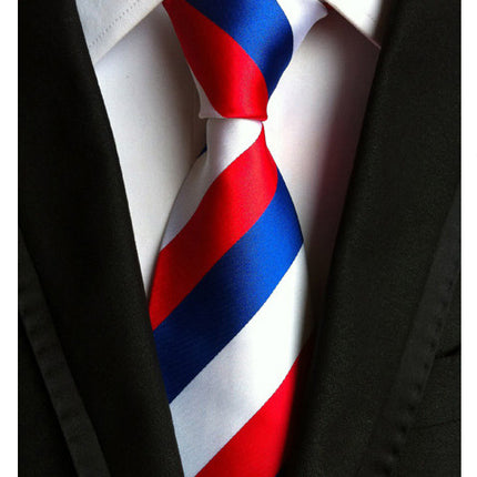 Manufacturers wholesale tie polyester jacquard tie men's casual formal wear professional business tie in stock supply