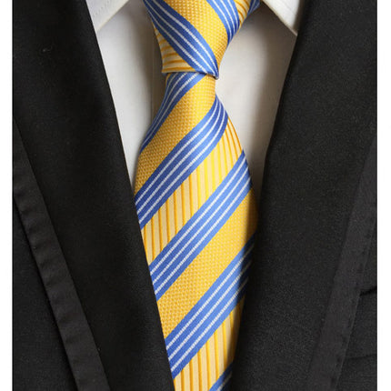 Manufacturers wholesale tie polyester jacquard tie men's casual formal wear professional business tie in stock supply