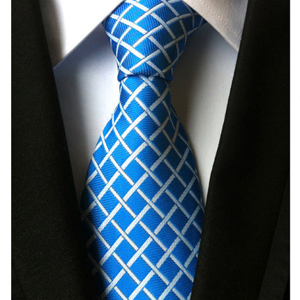 Manufacturers wholesale tie polyester jacquard tie men's casual formal wear professional business tie in stock supply