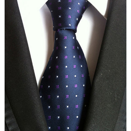 Manufacturers wholesale tie polyester jacquard tie men's casual formal wear professional business tie in stock supply
