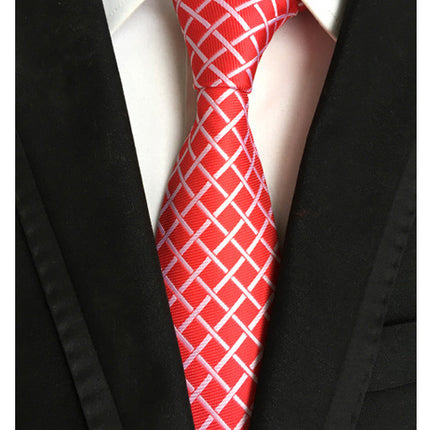 Manufacturers wholesale tie polyester jacquard tie men's casual formal wear professional business tie in stock supply