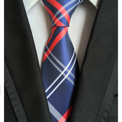 Manufacturers wholesale tie polyester jacquard tie men's casual formal wear professional business tie in stock supply