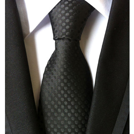 Manufacturers wholesale tie polyester jacquard tie men's casual formal wear professional business tie in stock supply