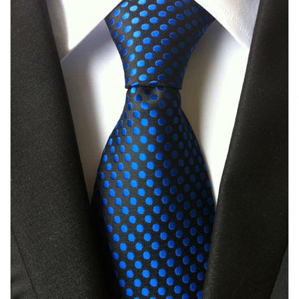 Manufacturers wholesale tie polyester jacquard tie men's casual formal wear professional business tie in stock supply