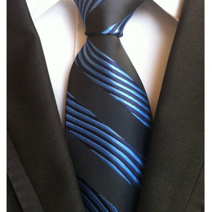 Manufacturers wholesale tie polyester jacquard tie men's casual formal wear professional business tie in stock supply
