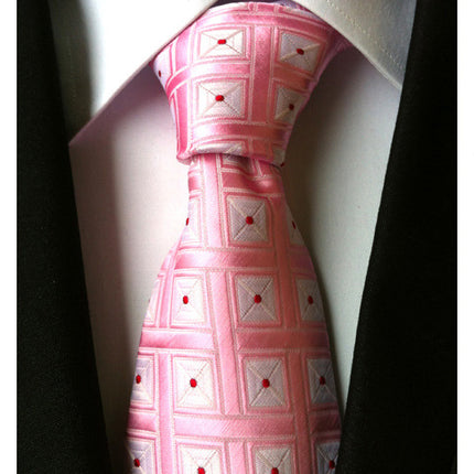 Manufacturers wholesale tie polyester jacquard tie men's casual formal wear professional business tie in stock supply