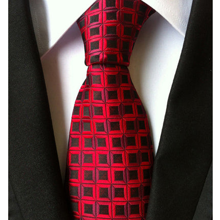 Manufacturers wholesale tie polyester jacquard tie men's casual formal wear professional business tie in stock supply