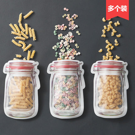 Food Preservation Bag Children's Snack Biscuit Self-sealing Bag Household Thickened Sealed Storage Bag Food Bag