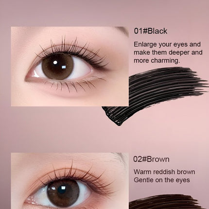 New Lengthening and Curling Mascara Naturally Curls Thick & Long Last Mascara Waterproof Non-smudging Eyelashes Black Mascara