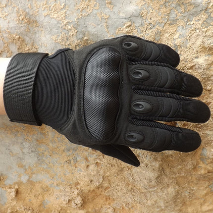High Quality Outdoor Men's Full Finger Tactical Gloves Strong Wear-resistant Protective Gloves Sports Mountaineering Non-slip Motorcycle Gloves