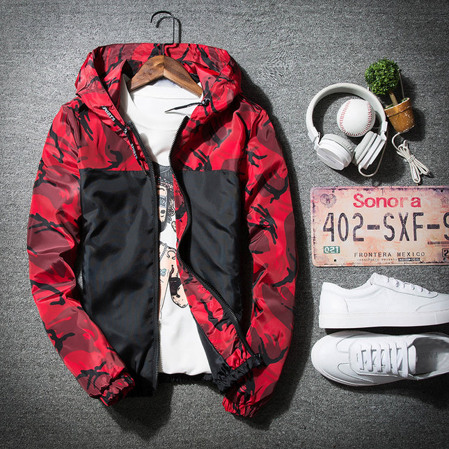 Men's Jacket Spring and Autumn New Men's Casual Thin Jacket Boys Korean Style Slim-fit Outerwear Gown Trendy 538