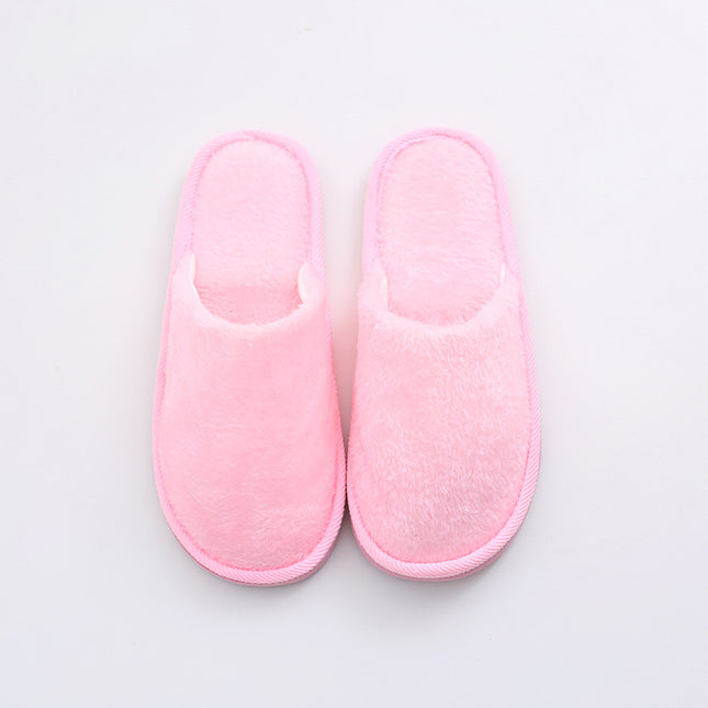 New plush indoor home autumn and winter wooden floor warm EVA moon cotton slippers Cixi