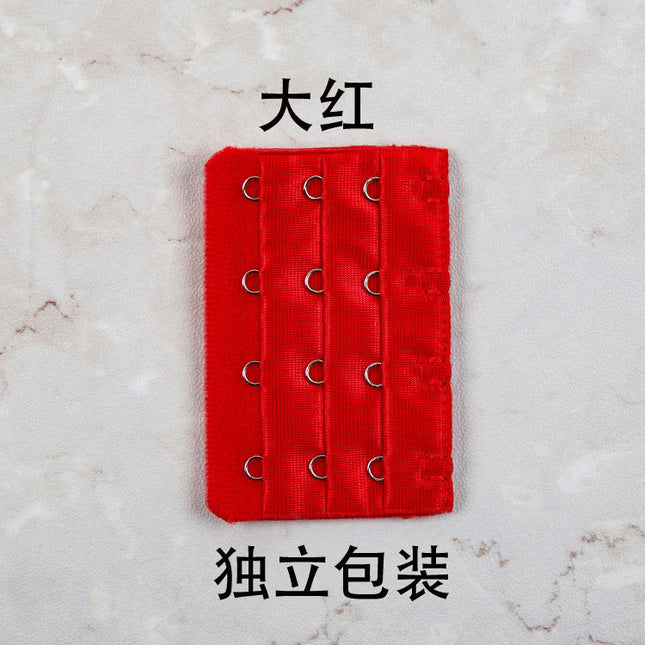 [Free Shipping for Orders] Three Rows of Four Buttons/Four-Breasted Bra Extension Buckle Intimates Extension Buckle Individually Packaged Export