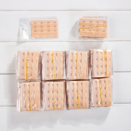 [Free Shipping for Orders] Three Rows of Four Buttons/Four-Breasted Bra Extension Buckle Intimates Extension Buckle Individually Packaged Export