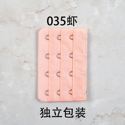 [Free Shipping for Orders] Three Rows of Four Buttons/Four-Breasted Bra Extension Buckle Intimates Extension Buckle Individually Packaged Export