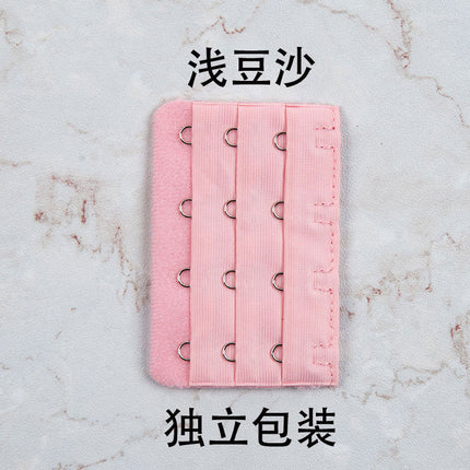 [Free Shipping for Orders] Three Rows of Four Buttons/Four-Breasted Bra Extension Buckle Intimates Extension Buckle Individually Packaged Export