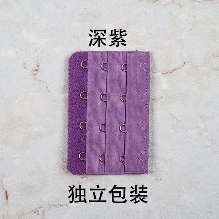 [Free Shipping for Orders] Three Rows of Four Buttons/Four-Breasted Bra Extension Buckle Intimates Extension Buckle Individually Packaged Export