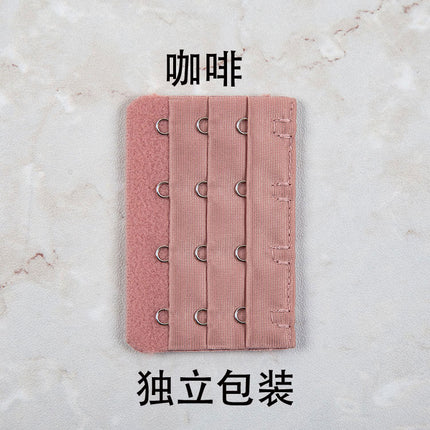 [Free Shipping for Orders] Three Rows of Four Buttons/Four-Breasted Bra Extension Buckle Intimates Extension Buckle Individually Packaged Export