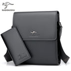 Vertical black wallet / 10 inch