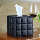 Paper roll holder-black grid 13.5*13.5*13.8cm