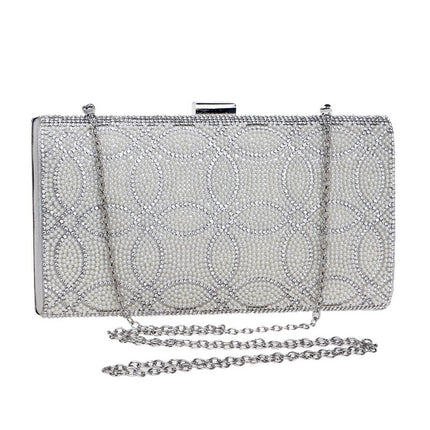 Cross-Border New Model Amazon Ebay Foreign Trade European and American Evening Bags Women's Banquet Dress Clutch Bags Evening Bags Light Luxury