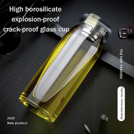 Borosilicate Anti-crack Glass Tea Cup Large Capacity Transparent Thickened Glass Tea Water Bottle High Borosilicate Glass Cup