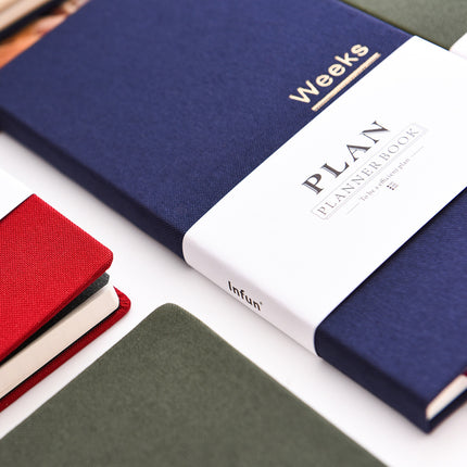 Hand Book weeks Self-filling Date Week Plan This Efficiency Manual Carry-on Small Notepad Notebook