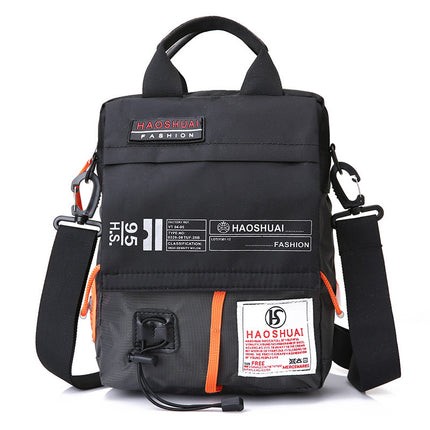 Wholesale Men's Portable Crossbody Bag, Casual Shoulder Bag, Outdoor Waterproof Cloth Bag, Sports Travel Bag, Cross-Border Supply