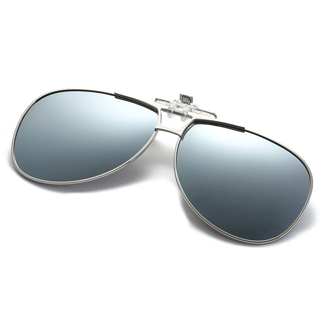 Toad Polarizer Clip Myopia Glasses Men Wear Sunglasses Can Turn Up Sunglasses Women's Big Clip Night Vision Goggles Driving